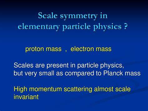 Scale symmetry: a theory of mass/length arising from particle interactions