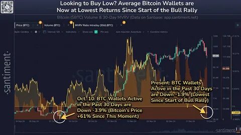 Bitcoin's 10% Crash Drops Active Wallets: Here's Why Now Is Perfect Time to Buy BTC before 2025 - Coinspeaker