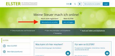 ELSTER - Mein Benutzerkonto