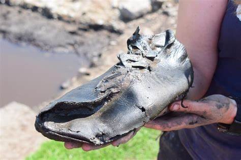 Shoes found near Hadrian's Wall spark mystery around soldiers of ancient Rome