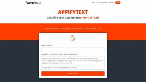 Show HN: AppifyText v2 released – AI text-to-app tool that builds internal tools