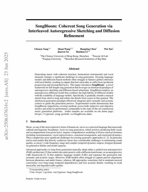 SongBloom: Coherent Song Generation