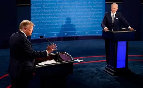 Trump Enters Spin Room to Defend Debate Performance