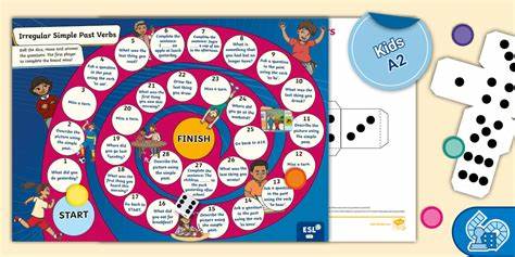 ESL Irregular Verbs Board Game (teacher made) - Twinkl