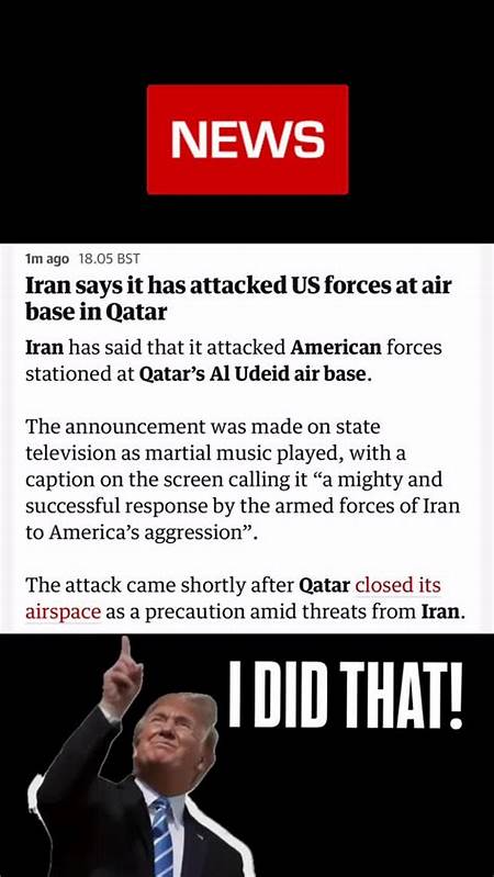 Explosions in Qatar after credible threat of Iranian attack on US-run airbase