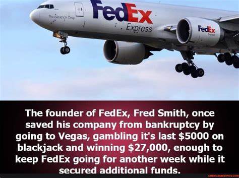 FedEx founder saved company from bankruptcy with blackjack winnings (2014)