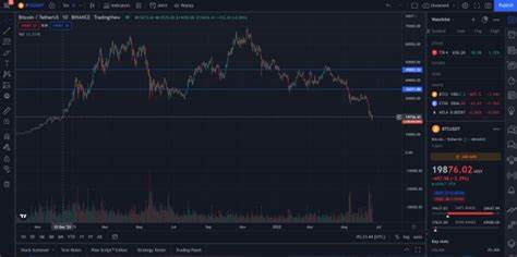 Bitcoin falls below critical price causing a sea of blood candles