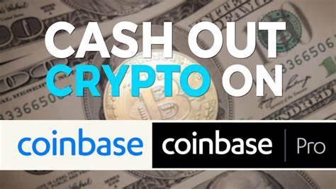 how to cash out cryptocurrency on coinbase