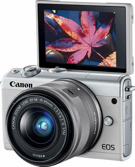 Canon EOS M100 EF-M15-45mm Mirrorless Camera - The Compex Store