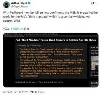  Fed ‘third mandate’ may devalue dollar, drive Bitcoin higher 