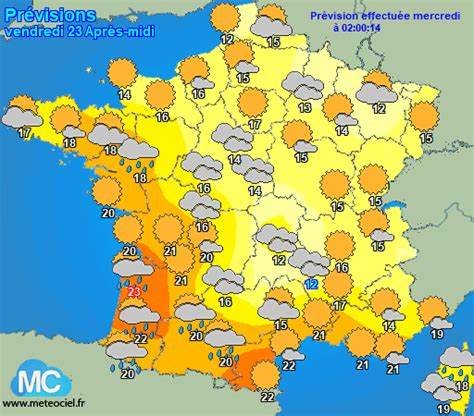 Météociel - Previsions météo à 3 jours pour la France ... - Meteociel