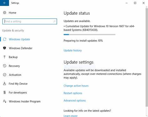 windows 10 stuck at v.1607 build 14393.2214. can't update