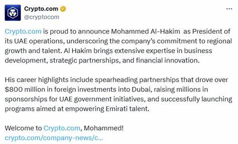 Crypto.com’s new UAE president says crypto will surpass dirham, dollar within two years - The Express Tribune