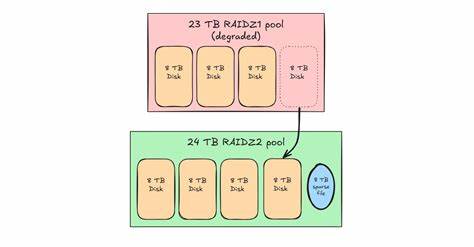 Migrating a ZFS Pool from RAIDZ1 to RAIDZ2