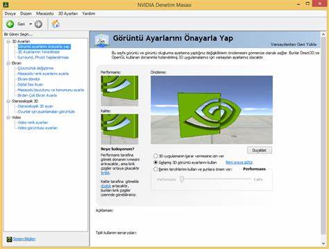 Nvidia 3D Ayarlarının Yönetilmesi Ayarları ve Fps Arttırma Yöntemleri