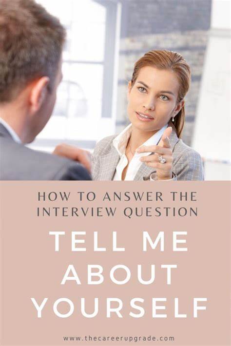 How to Answer ‘Tell Me About Yourself’ in a Job Interview - The Cut