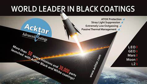 Stray light in space missions – with Acktar