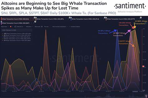 Here Are the Altcoins Seeing the Biggest Spike in Whale Activity - Cryptodnes.bg