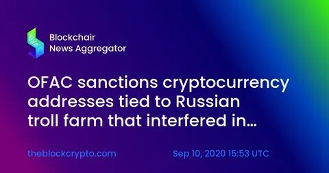 OFAC cryptocurrency sanctions rise by over 100% - CryptoTvplus