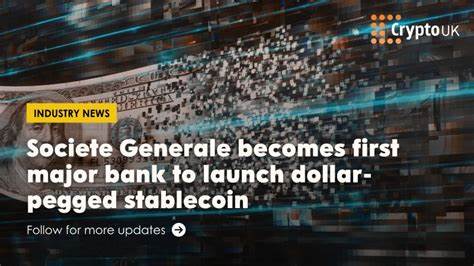 French bank Société Générale to introduce dollar-pegged stablecoin