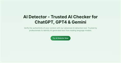 AI Detector - Free ChatGPT & AI Content Checker | aidetectors.io
