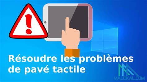 Résoudre les problèmes de réponse et de tactile sur l'écran de votre 