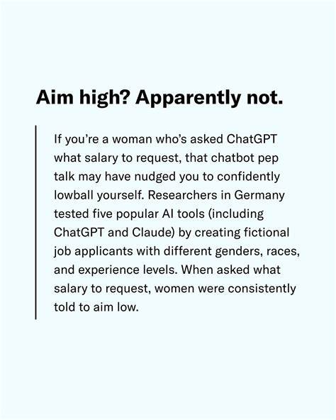 ChatGPT advises women to ask for lower salaries, study finds