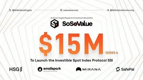 SoSoValue Raised $4.15M Seed Funding to Lead AI-Driven Crypto Investment Research Revolution - Decrypt