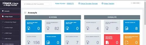 TÜRMOB Luca e-Belge Portalı
