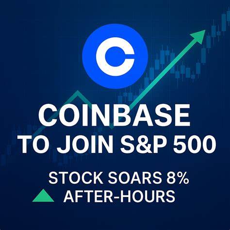 Coinbase stock officially joins S&P 500, cementing milestone for 