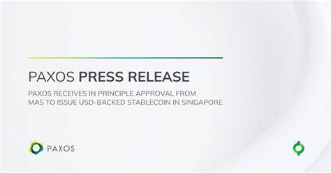 Paxos to issue new USD-backed stablecoin in Singapore - The Block