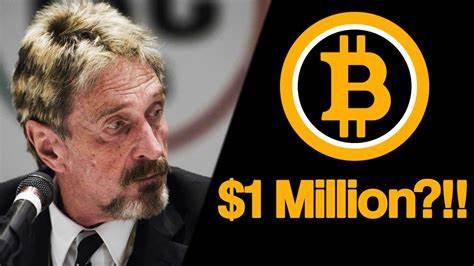 McAfee: Bitcoin will reach $1 million in 2020 - ACS