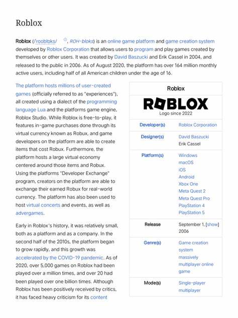 Roblox – Wikipedia, wolna encyklopedia