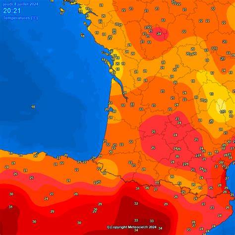 Meteociel - Températures observées en France en temps réel