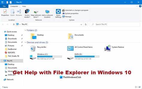 Get Help With File Explorer in Windows 10 - GeekChamp