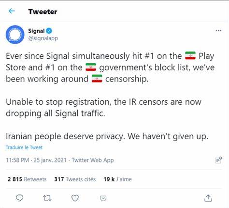 Blocked by Iran, Signal App Moves to Decentralize Servers - Decrypt