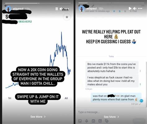 Aussie TikTok influencers spruiking crypto - ACS