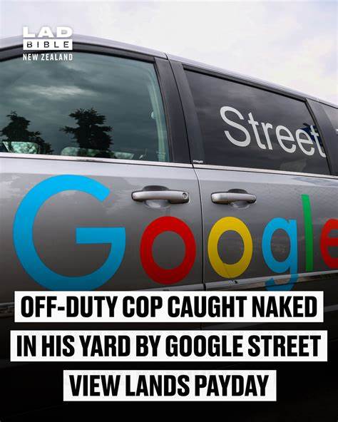 Off-duty cop caught naked in his yard by Google Street View lands payday