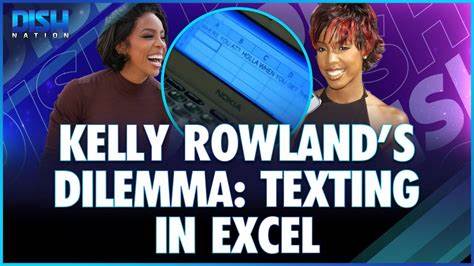 23rd anniversary of "Kelly Rowland tries to text Nelly with a spreadsheet