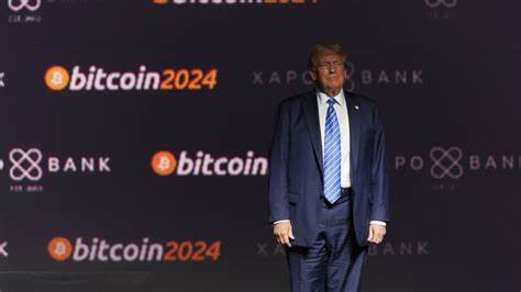 Trump calls for US to be ‘crypto capital of the planet’ in appeal to Nashville bitcoin conference - Yahoo! Voices