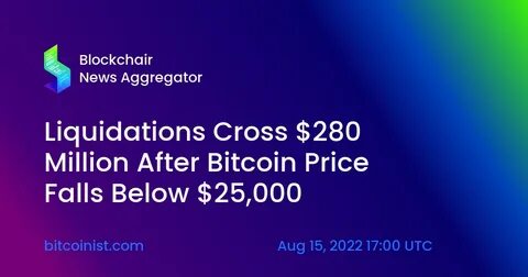 180,000 traders lose $520 million as Bitcoin falls below $25,000 - Nairametrics