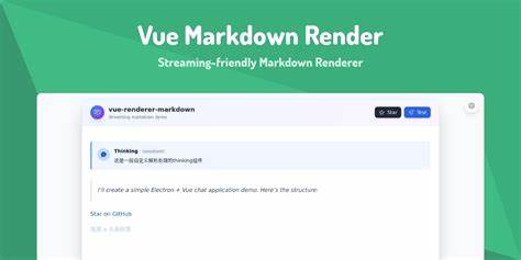 Show HN: Vue-Markdown-render – up to 100× faster streaming Markdown for Vue 3