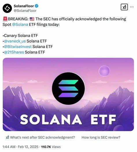 Solana ETF Filings Updated as Firms Respond to SEC