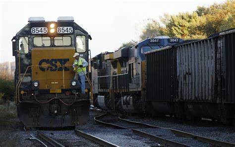 Railroad operator CSX beats quarterly profit estimates on higher volumes