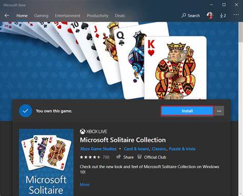 Ik krijg niet mijn Solitaire & Cesual Games niet geopend