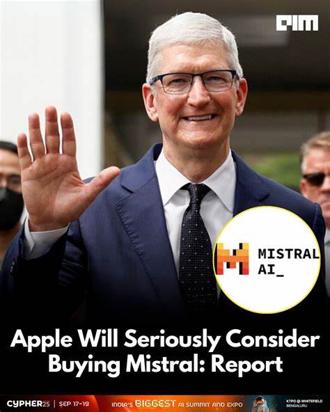 Gurman: Apple will seriously consider acquiring Mistral
