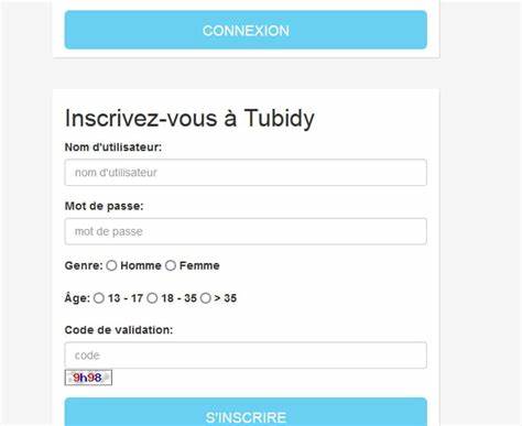 Comment crée un compte tubidy [Résolu] - CommentCaMarche