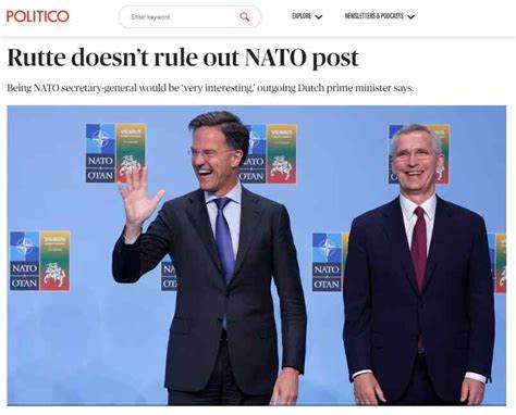 News updates from June 20: Rutte to become Nato head; BoE keeps interest rates on hold - Financial Times