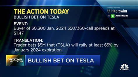 Traders Are Snapping Up Bullish Bets on Tesla