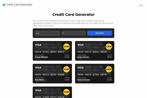 Show HN: Credit Card Generator for Devs and Testers